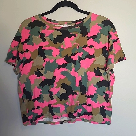 Zara Trf oversized camouflage t-shirt.small - Picture 1 of 2